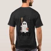 T-shirt Cute Halloween Ghost – Trick or Treat Unisex Shirt (Dos)