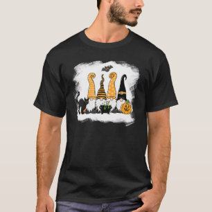 T-shirt Cute Halloween Gnome Jardinage effrayant Trick Or 