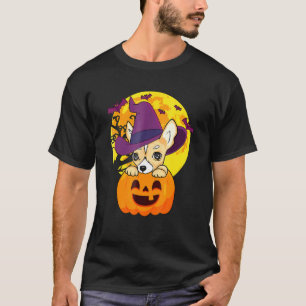 T-shirt Cute Halloween Witchy Chihuahua Halloween