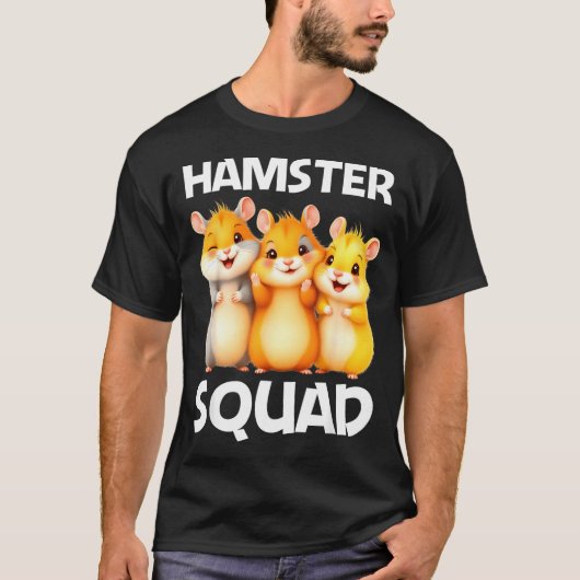 T-shirt Cute Hamster Design For Men Women Kids Dwarf Hamst (Devant)