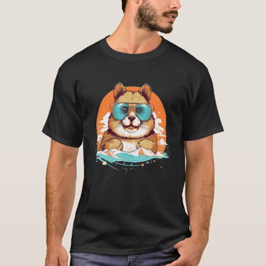 T-shirt Cute Hamster Men Women Kids 1 (Devant)