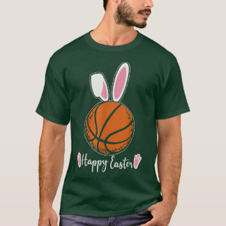 T-shirt Cute Happy Design de Pâques drôle basket-ball 