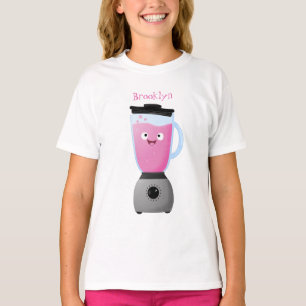 T-shirt Cute happy food mixender cuisine appareil dessin a