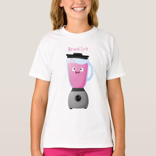 T-shirt Cute happy food mixender cuisine appareil dessin a (Devant)