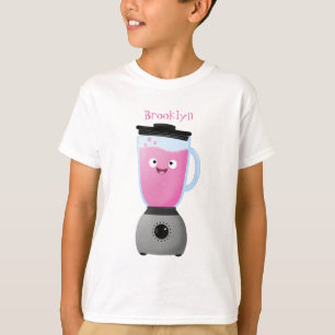 T-shirt Cute happy food mixender cuisine appareil dessin a