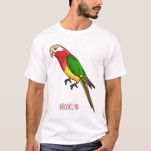T-shirt Cute happy parrot (Devant)