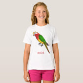 T-shirt Cute happy parrot (Devant entier)