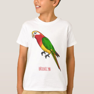 T-shirt Cute happy parrot