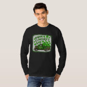 T-shirt Cute Happy St Patrick s Day Leopard Shamrock Farm  (Devant entier)