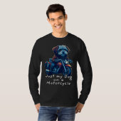 T-shirt Cute Havanese riding on a motorcycle  Christmas  2 (Devant entier)