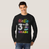 T-shirt Cute Heart Hello 3rd Grade First Day Back To Schoo (Devant entier)