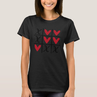 T-shirt Cute Hearts & Kisses Valentines Day Romance Valent