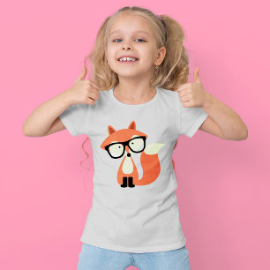 T-Shirt Cute Hipster Red Fox
