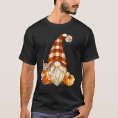 T-shirt Cute Holiday Gnome For Thanksgiving With Fall Pump (Devant)