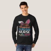 T-shirt Cute Hoppiest Dialysis Nurse Ever Bunny Ear Red Pl (Devant entier)