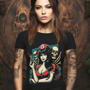 T-shirt Cute Horror Nurse