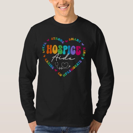 T-shirt Cute Hospice Aide Nurse Appreciation Nursing (Devant)