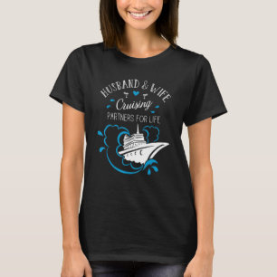 T-shirt Cute Husband et épouse Cruising Partners for Life