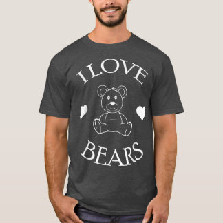 T-shirt Cute I Love Oears Cadeaux Ours Lover 573
