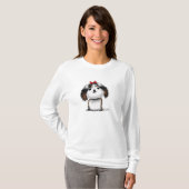 T-shirt Cute Illustré Chih Tzu Puppy (Devant entier)