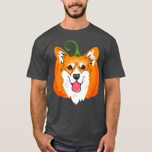 T-shirt Cute Jack O Lantern Pumpkin Corgi Dog Halloween Co
