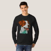 T-shirt Cute Jack Russell Terrier Dog on Jack Russell Terr (Devant entier)