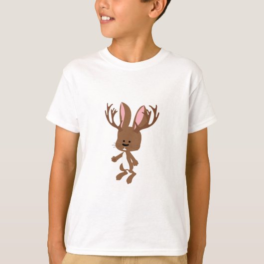 T-shirt Cute Jackalope (Devant)