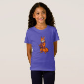 T-Shirt Cute Japanese Samurai Squirrel (Devant entier)