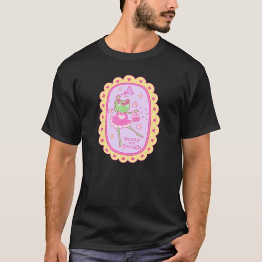 T-shirt Cute Jolly Frog - Digne et Assez (Devant)