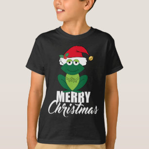 T-shirt Cute Joyeuse Grenouille de Noël