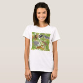 T-shirt Cute Jungle Animaux Safari Garçon | Fille (Devant entier)
