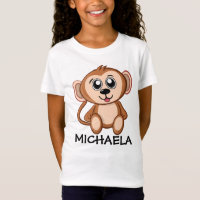 Cute Jungle Safari Singe Animaux Enfants