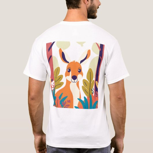 T-shirt CUTE Kangaroo (Dos)