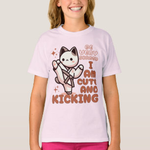 T-shirt Cute Karate Cat