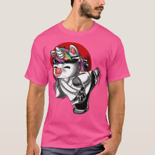 T-shirt Cute Karate Unicorn