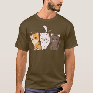 T-shirt Cute Kawaii Anime - Cat Kitten Street Squad - Kawa