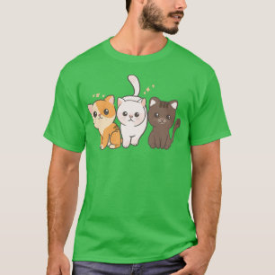T-shirt Cute Kawaii Anime Chat Kitten Street Squad Kawaii