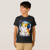 T-shirt Cute Kawaii Cat Neko Funny Music Kitten Lover K-p  (Devant entier)