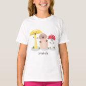 T-shirt Cute kawaii champignon champignon toadstool (Devant)