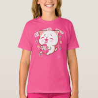 Cute Kawaii Chat Lait de fraise japonais