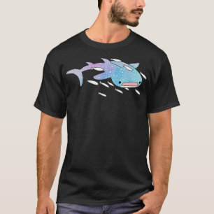 T-shirt Cute Kawaii Esthétique Baleine Bleue Requin Océan