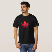 T-shirt Cute Kawaii Feuille d'érable | Elbows Up Canada (Devant entier)