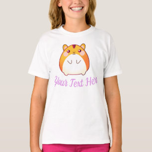 T-shirt Cute Kawaii Hamster personnalisé