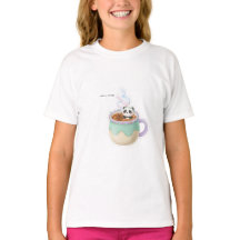 Cute Kawaii Panda in Tea Mug Illustration