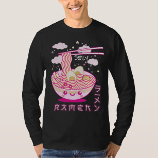 T-shirt Cute Kawaii Ramen Anime nouilles Ramen Filles, Ado