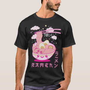 T-shirt Cute Kawaii Ramen Anime nouilles Ramen Filles, Ado