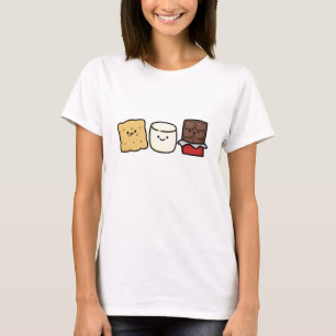 T-shirt Cute Kawaii Smore Pals