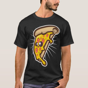 T-shirt Cute Kawaii Style Pizza Pièce Lover Cadeau