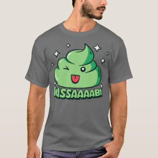 T-shirt Cute Kawaii Wasabi Wassup Funny