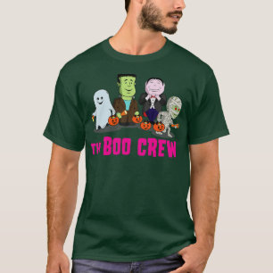T-shirt Cute Kids The Boo Crew toon Monsters Trick ou Trea